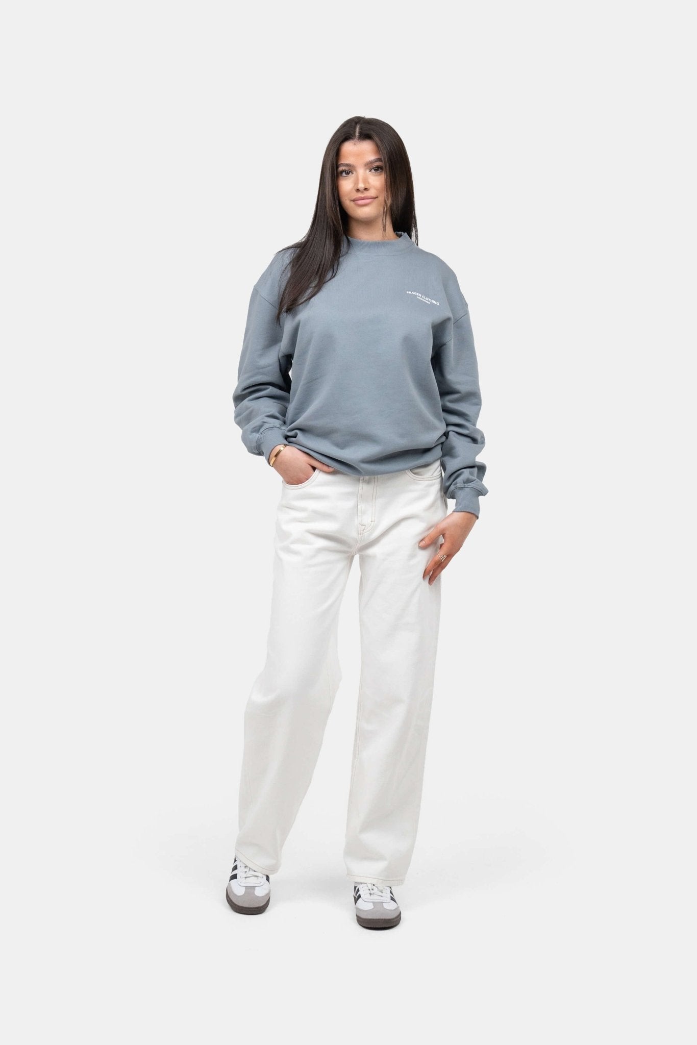 UNMARKED Sweatshirt Blå | Skagen-clothing.dk
